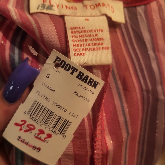 NEW WITH TAGS! FLYING TOMATO BLOUSE! - Picture 7 of 7